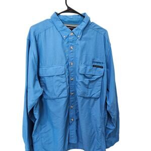 Men's Long Sleeve ExOffico Vented Fishing/Outdoor Shirt, Size Large